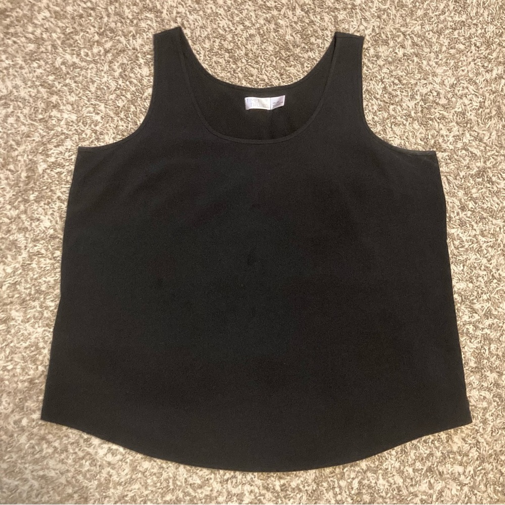 3/$15-Time & Tru Classic Black Women's Camisole Sleeveless Blouse, Sz 2X XXL 20